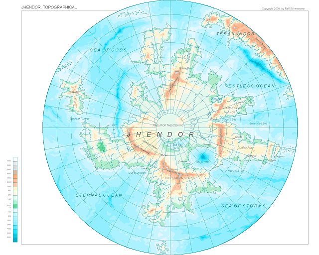 Jhendor, topographical